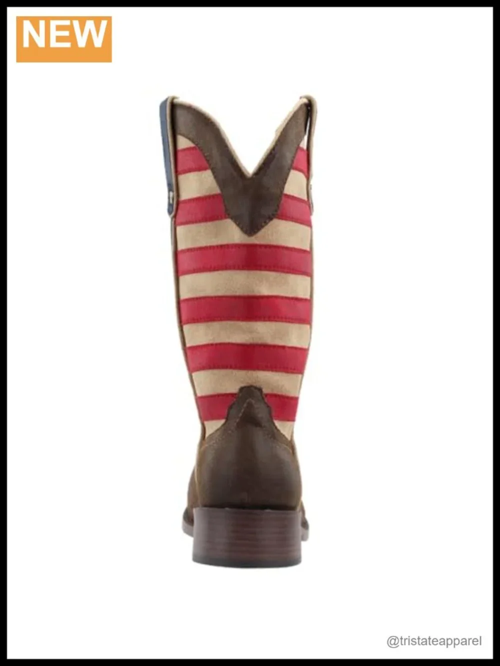 Faux Leather Mid-Calf Pull-On Boots Low Heel Square Toe Embroidered